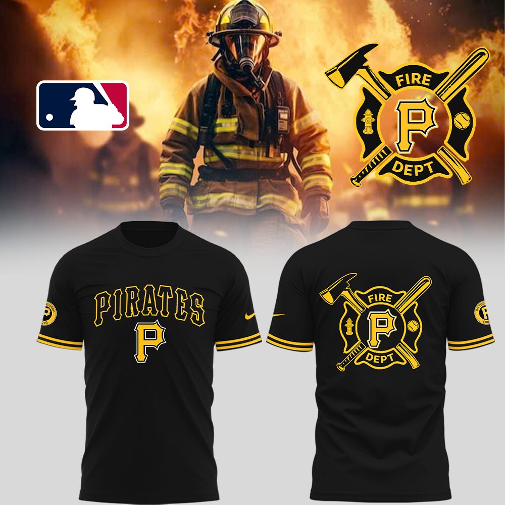 Pittsburgh Pirates x Firefighter Appreciation Night T-Shirt Unique Baseball Gifts Oregontrailrvpk Shirt