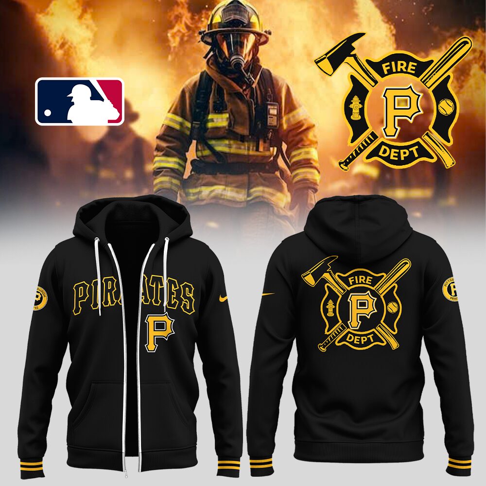 Pittsburgh Pirates x Firefighter Appreciation Night Zip Hoodie Baseball