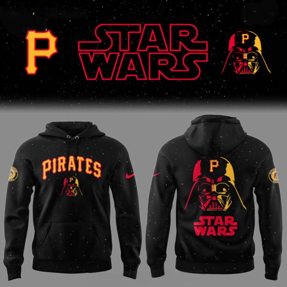 Pittsburgh Pirates x Star Wars Black Special Hoodie Baseball Player Gift Ideas