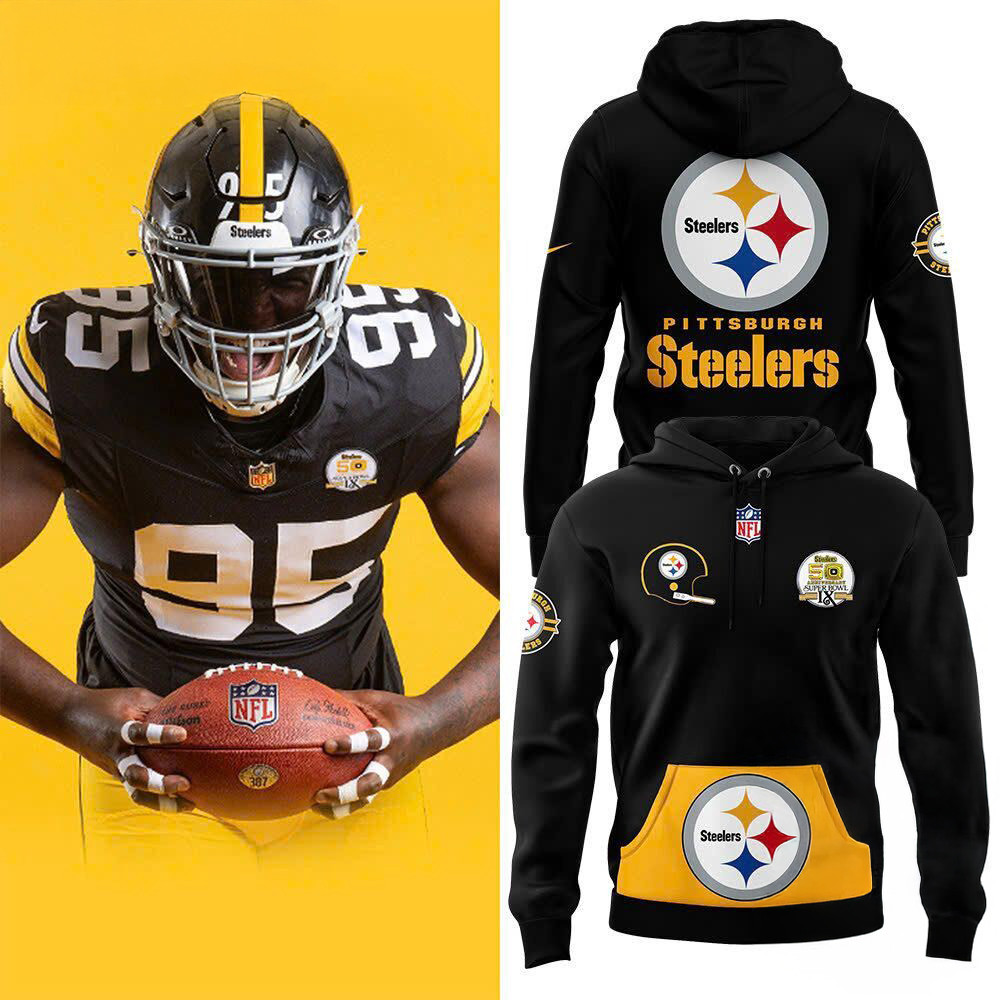 Pittsburgh Steelers 50th Anniversary Super Bowl Hoodie Best