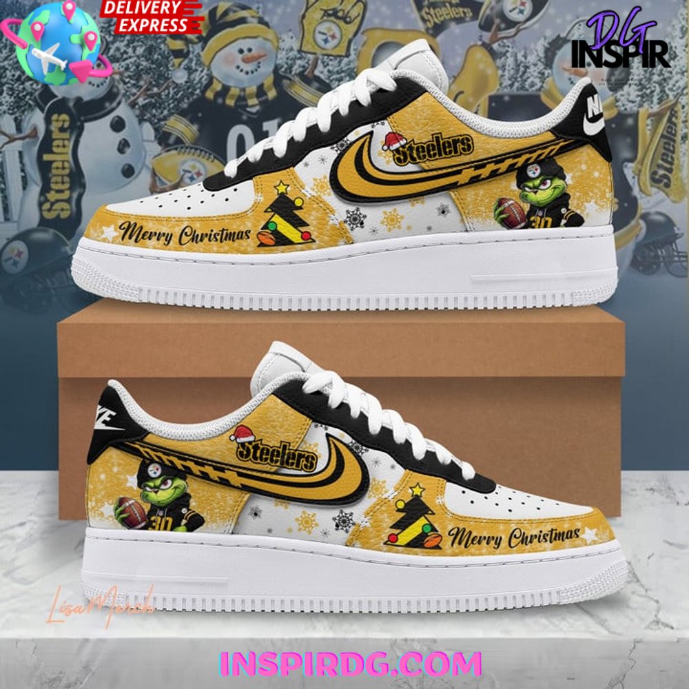 Pittsburgh Steelers Merry Christmas Limited Edition Air Force 1