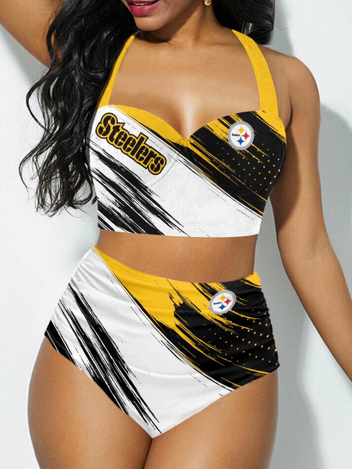 Pittsburgh Steelers Sexy Print Bikini Swimsuit St2373