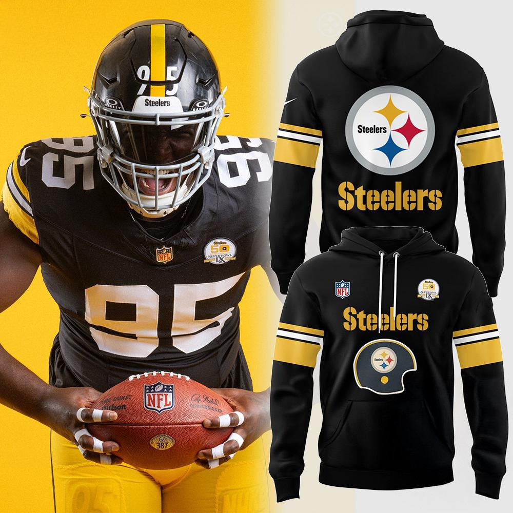 Pittsburgh Steelers Throwback 50th Anniversary Super Bowl Hoodie Football Gifts