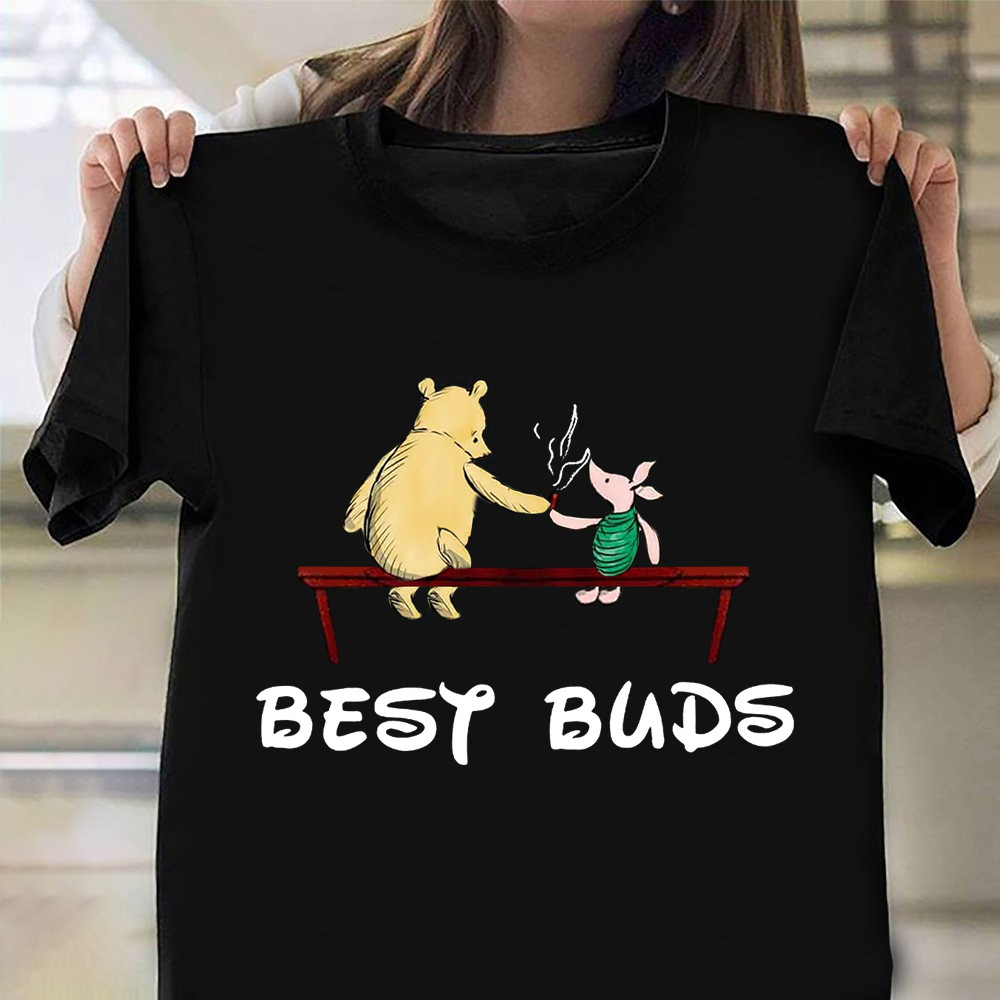 Pooh And Piglet Best Bud Shirt Pooh Inspirational T-Shirt Oregontrailrvpk Shirt