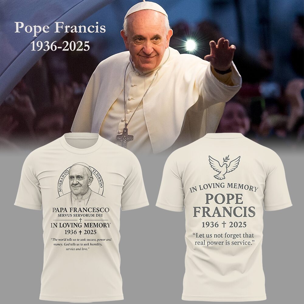 Pope Francis Forever Loving Memory T-Shirt Best Gift For Devotee Best Gift For Devotees Oregontrailrvpk Shirt
