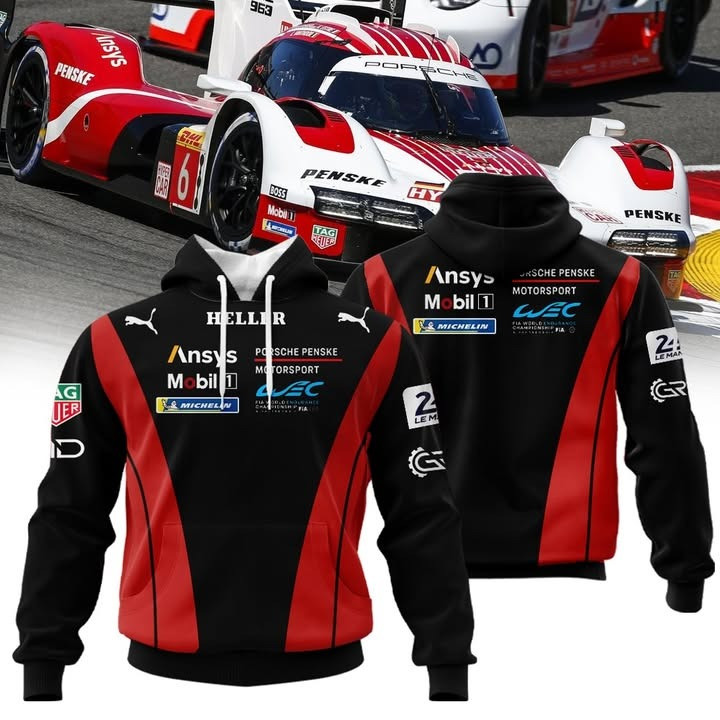 Porsche Penske Motorsport 963 Hypercar Hoodie Gifts For Boyfriend
