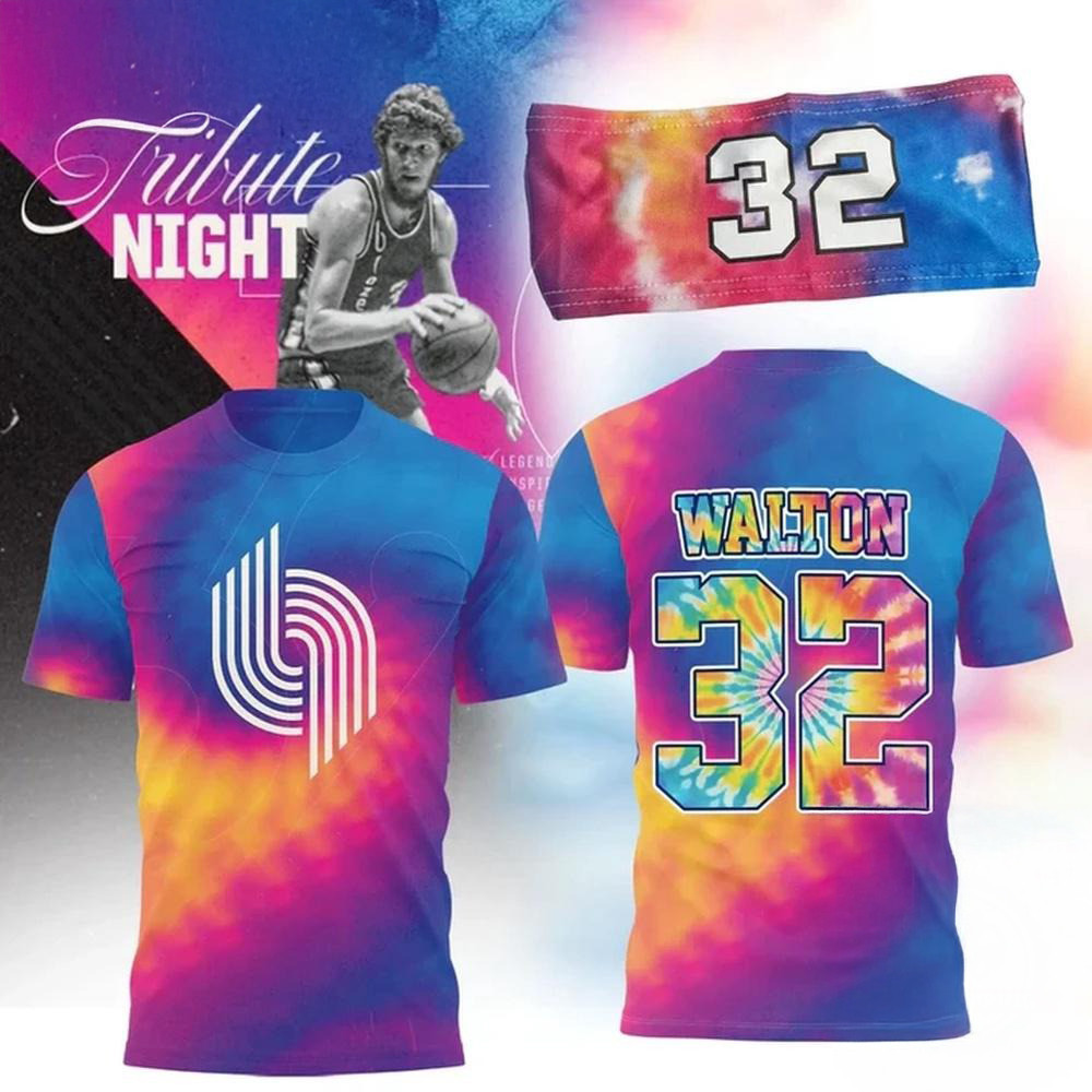 Portland Trail Blazers Bill Walton Tribute 2025 Shirt Gift Ideas For Basketball Lovers Oregontrailrvpk Shirt