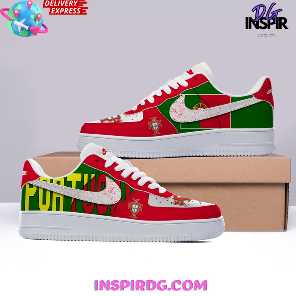 Portugal Euro 2024 Limited Edition Air Force 1 Sneaker