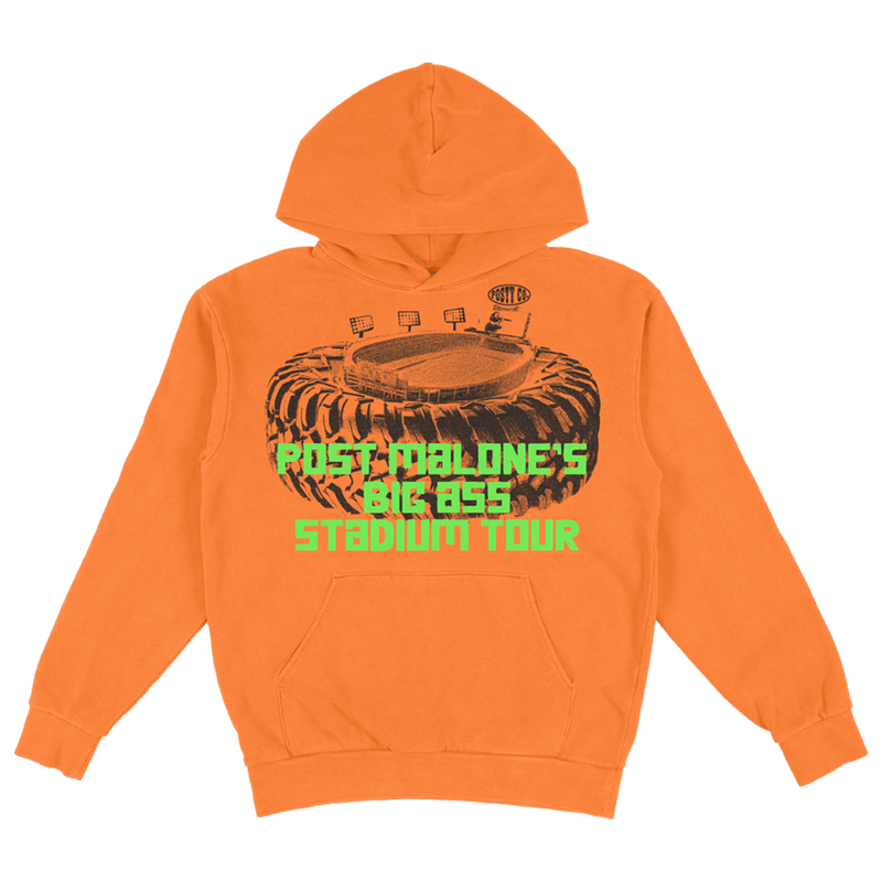 Post Malone The Big Ass Stadium Tour Merch Hoodie 2025 Concert Apparel Unique