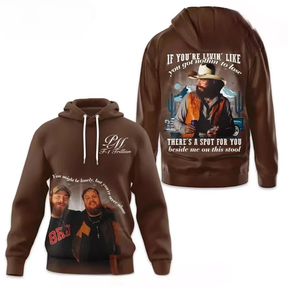 Post Malone x Jelly Roll F-1 Trillion Hoodie