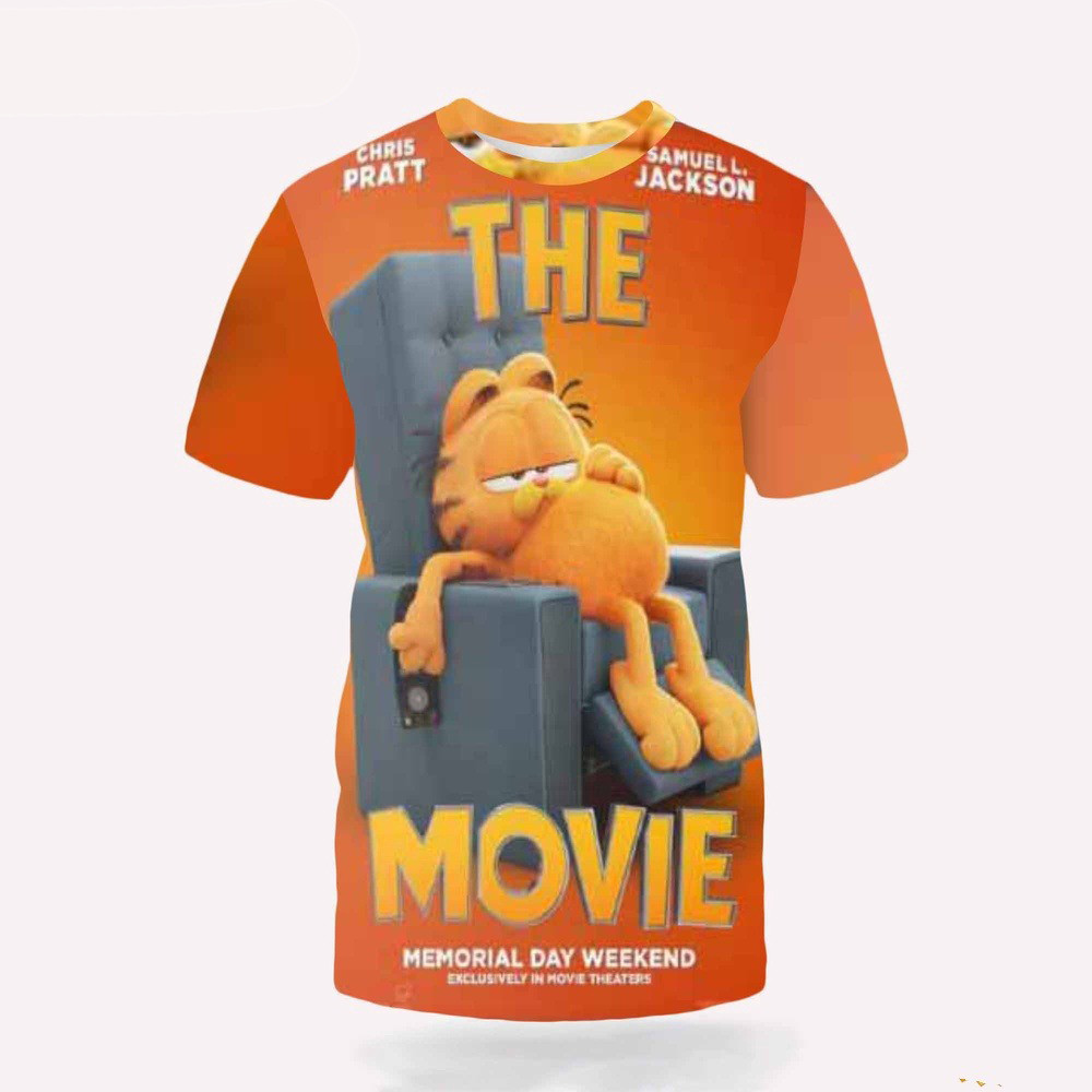 Poster For The Garfield Movie Releasing In Theaters On May 24 Shirt Gifts For Movie Lovers Oregontrailrvpk Shirt