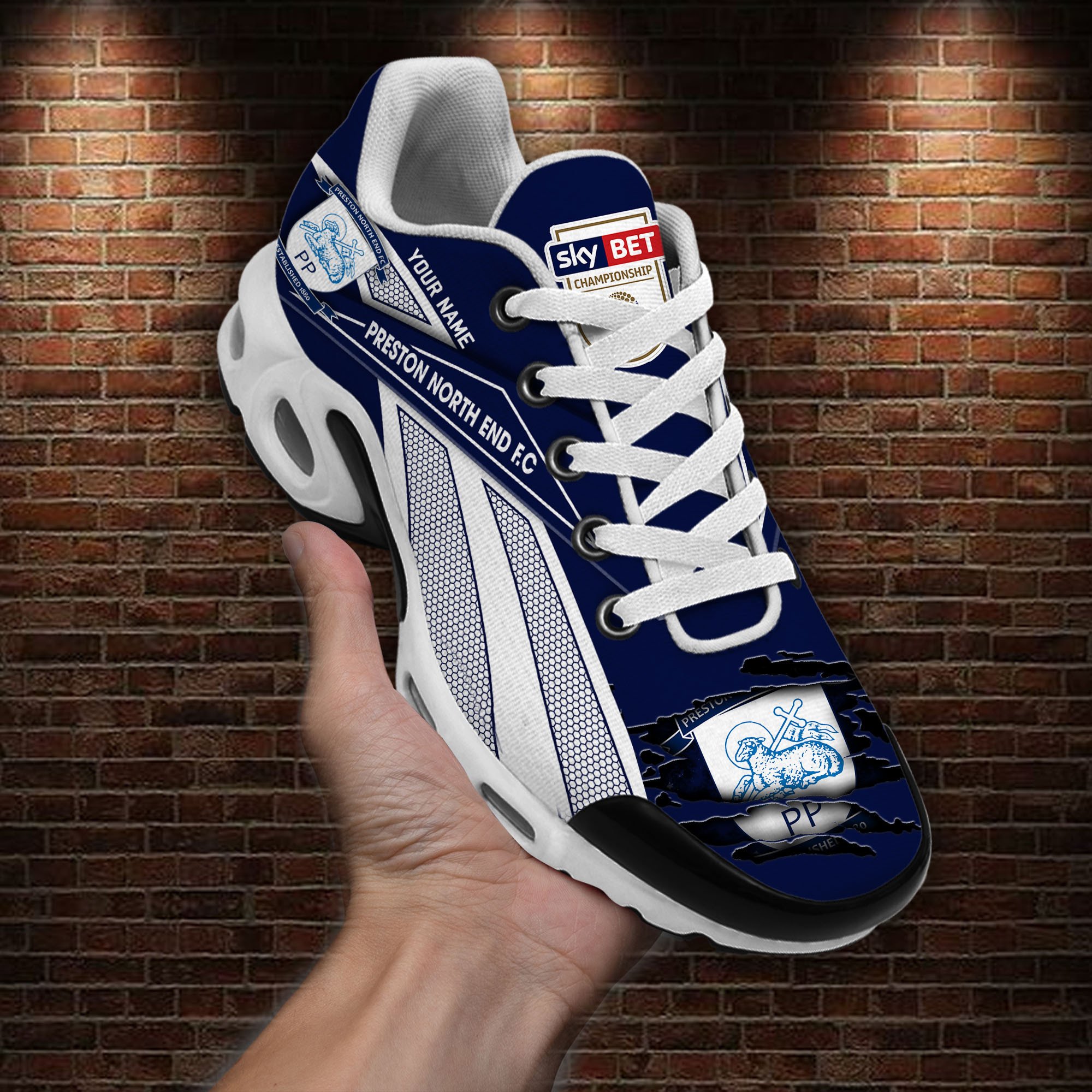 Preston North End F.C Air Max Plus Shoes Sneakers For Men And Women