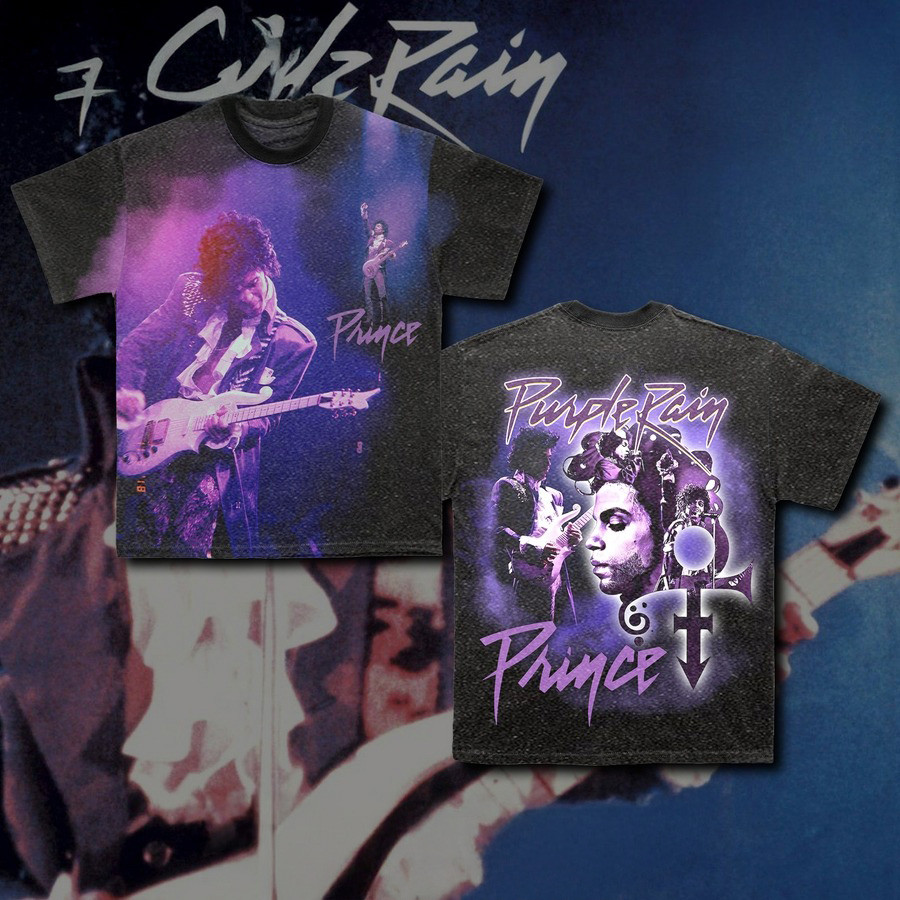 Prince Purple Rain T-Shirt Music Lover Oregontrailrvpk Shirt