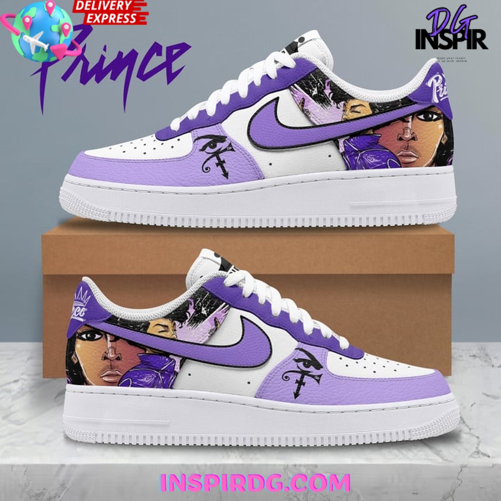 Prince x Limited Edition Purple Air Force 1