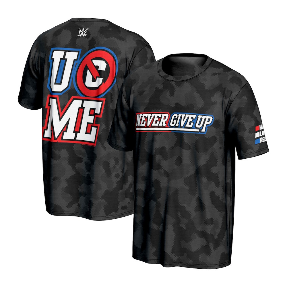 ProSphere Black John Cena Never Give Up T-Shirtpecial Present For Dad Oregontrailrvpk Shirt