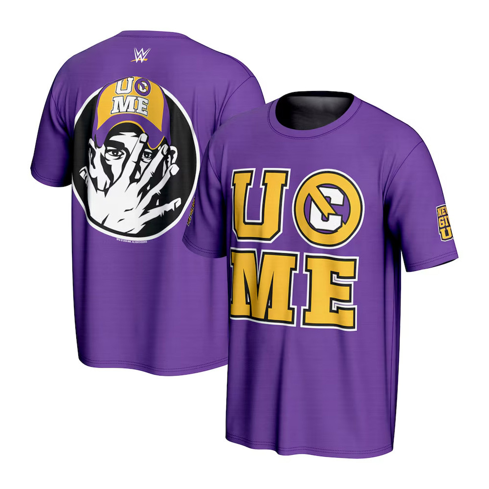 ProSphere Purple John Cena U Can't See Me T-Shirt Father Daughter Gifts Oregontrailrvpk Shirt
