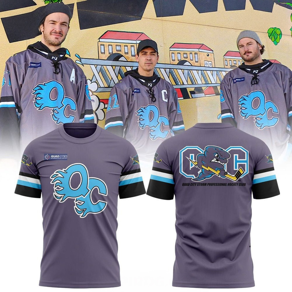 Quad City Storm Legends 2025 Professional T-Shirt Cool Gifts For Dad Oregontrailrvpk Shirt