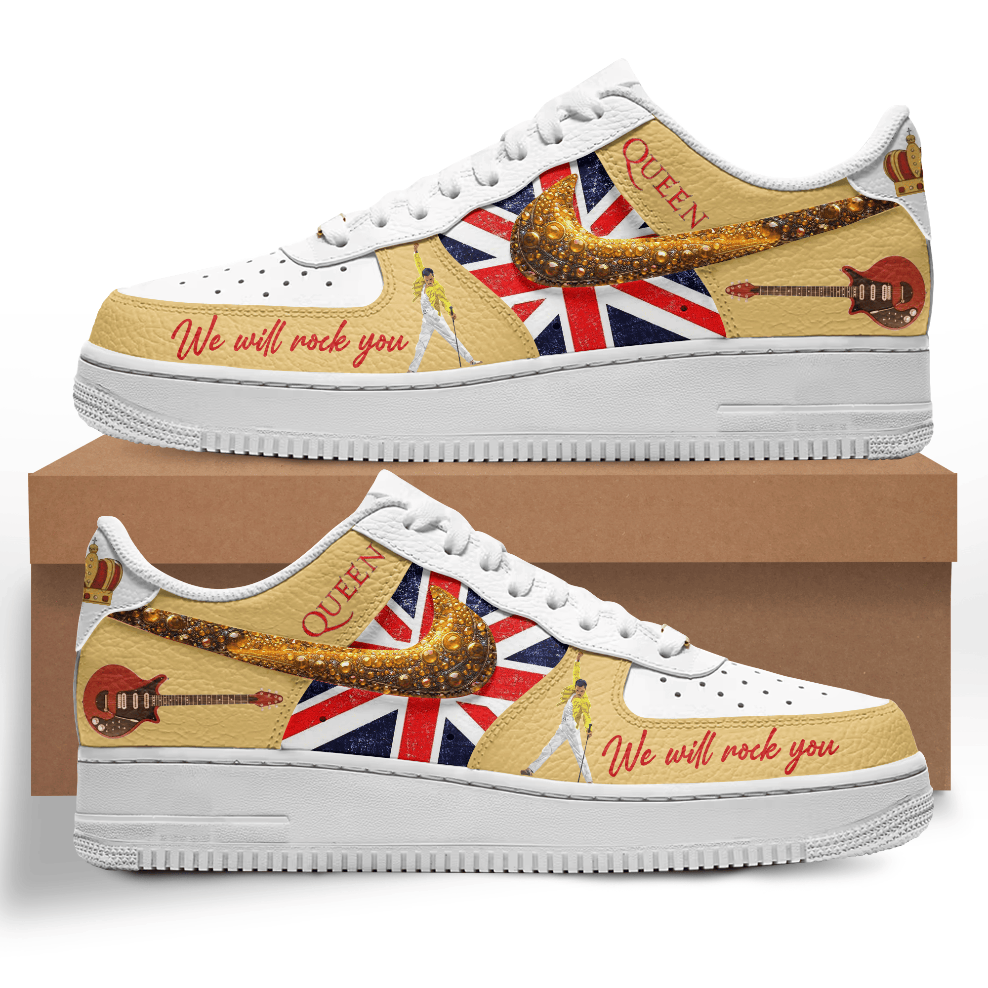 Queen Air Low-Top Sneakers Shoes For Men And Women