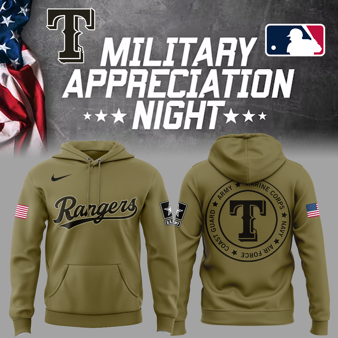 Rangers x Military Appreciation Night Hoodie