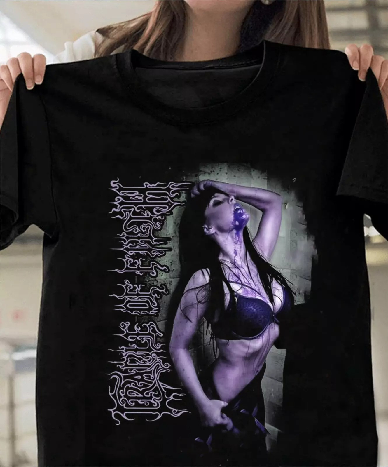 Rare Cradle Of Filth Band Cotton Tee Oregontrailrvpk Shirt