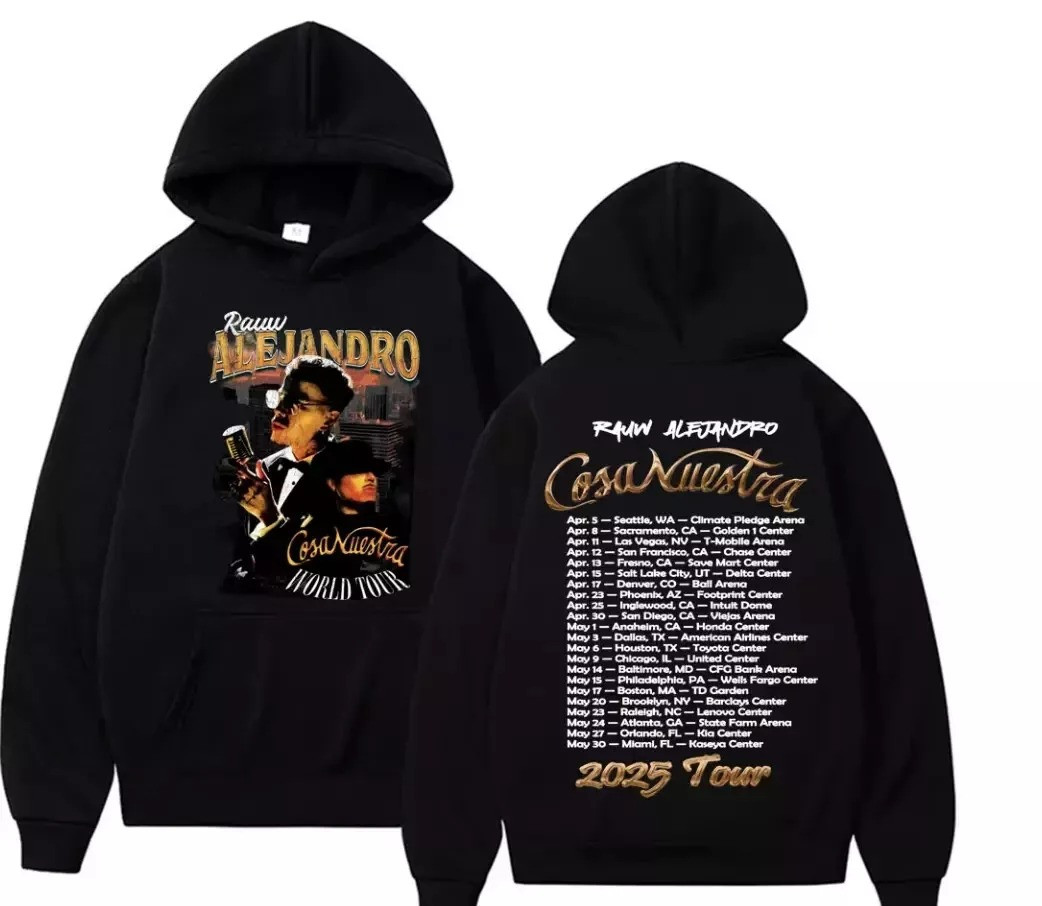Rauw Alejandro Cosa Nuestra Merch Tour Hoodie