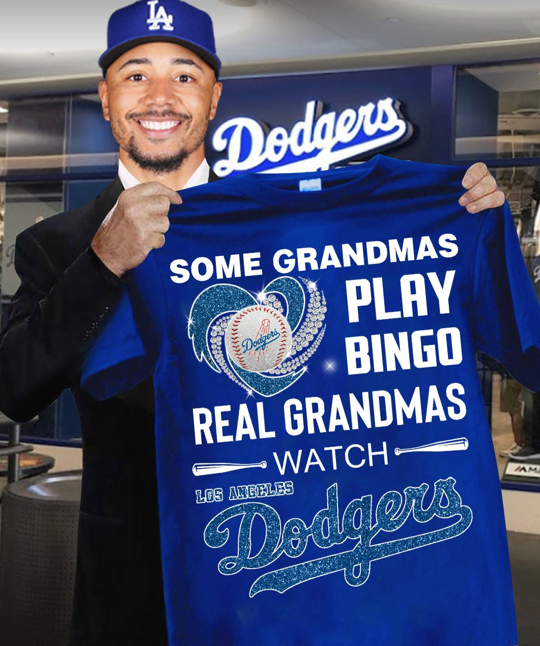 Real Grandmas Watch Los Angeles Dodgers T-Shirt For Grandma Dodgers Fans Oregontrailrvpk Shirt