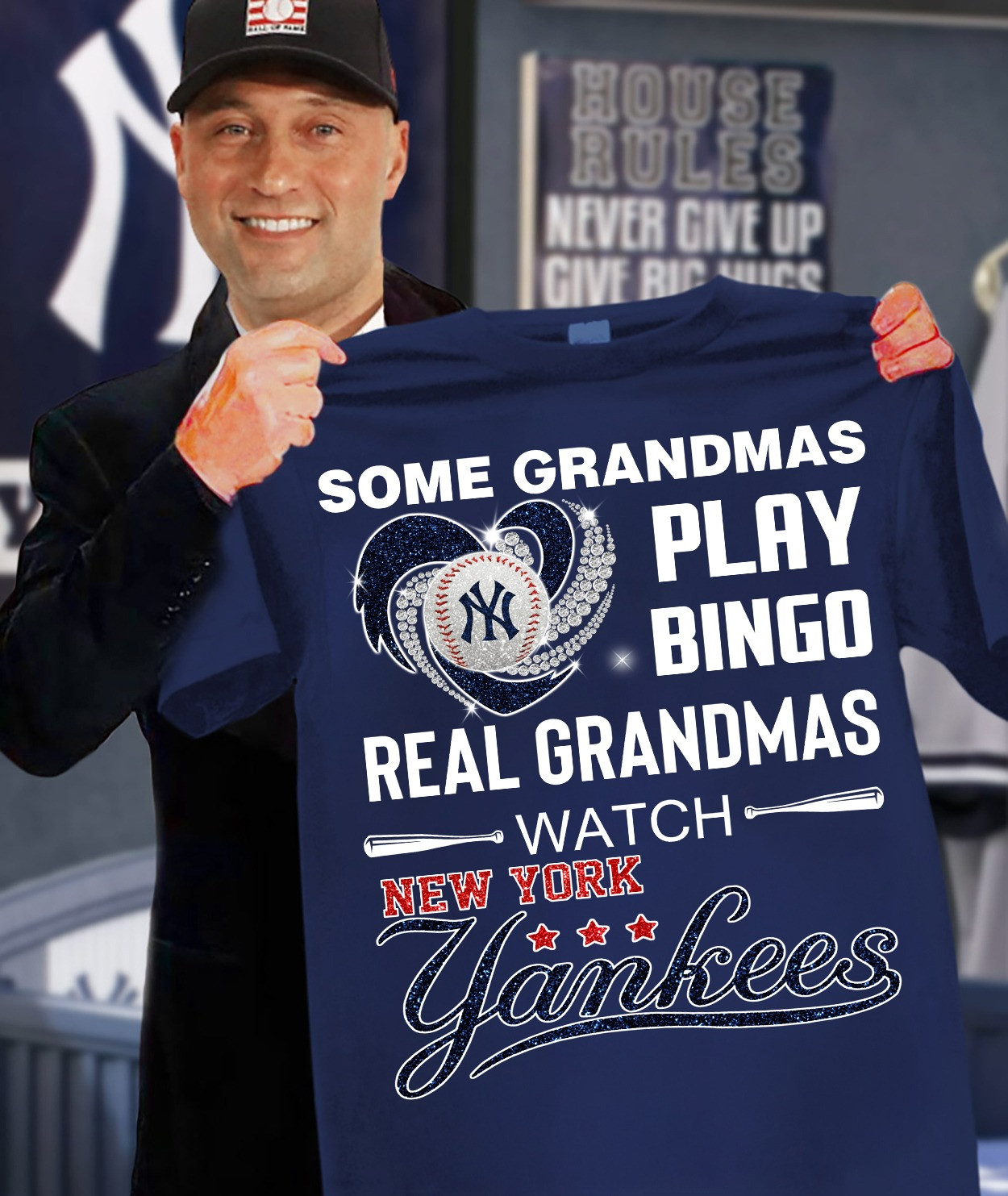 Real Grandmas Watch New York Yankees T-Shirt For Grandma Yankees Fans Oregontrailrvpk Shirt