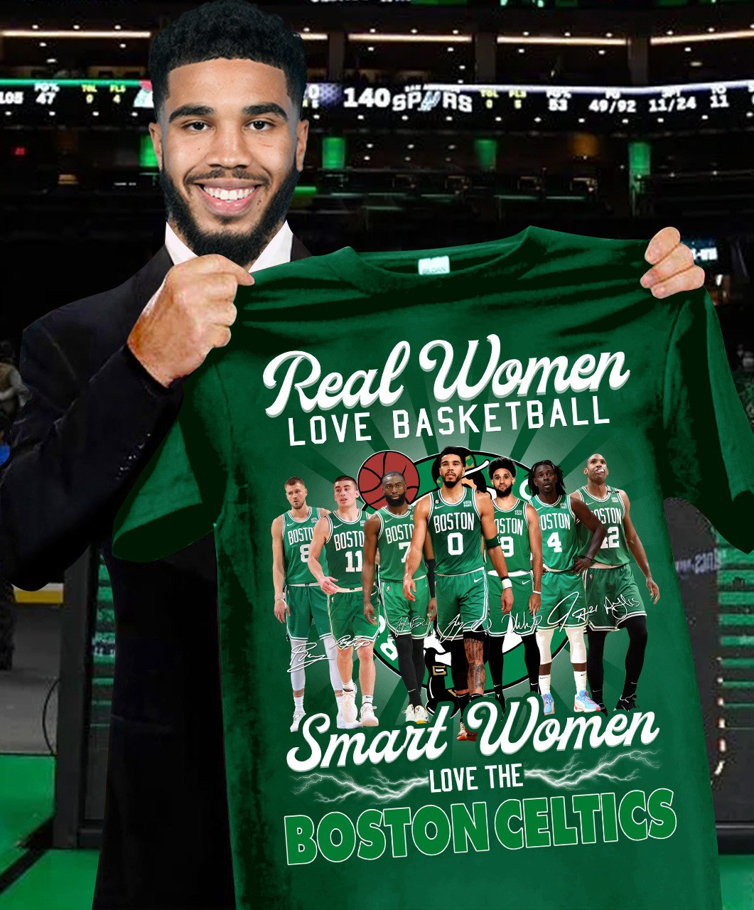 Real Women Love Basketball Smart Love Boston Celtics Shirt Basketball For Her Oregontrailrvpk Shirt
