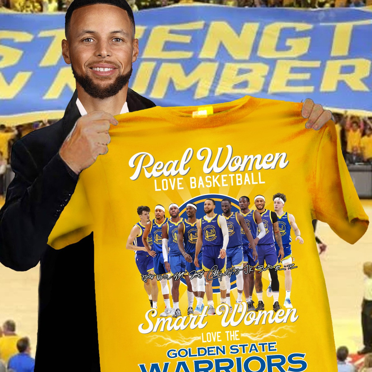Real Women Love Basketball Smart Love Golden State Warriors T-Shirt For Her Oregontrailrvpk Shirt