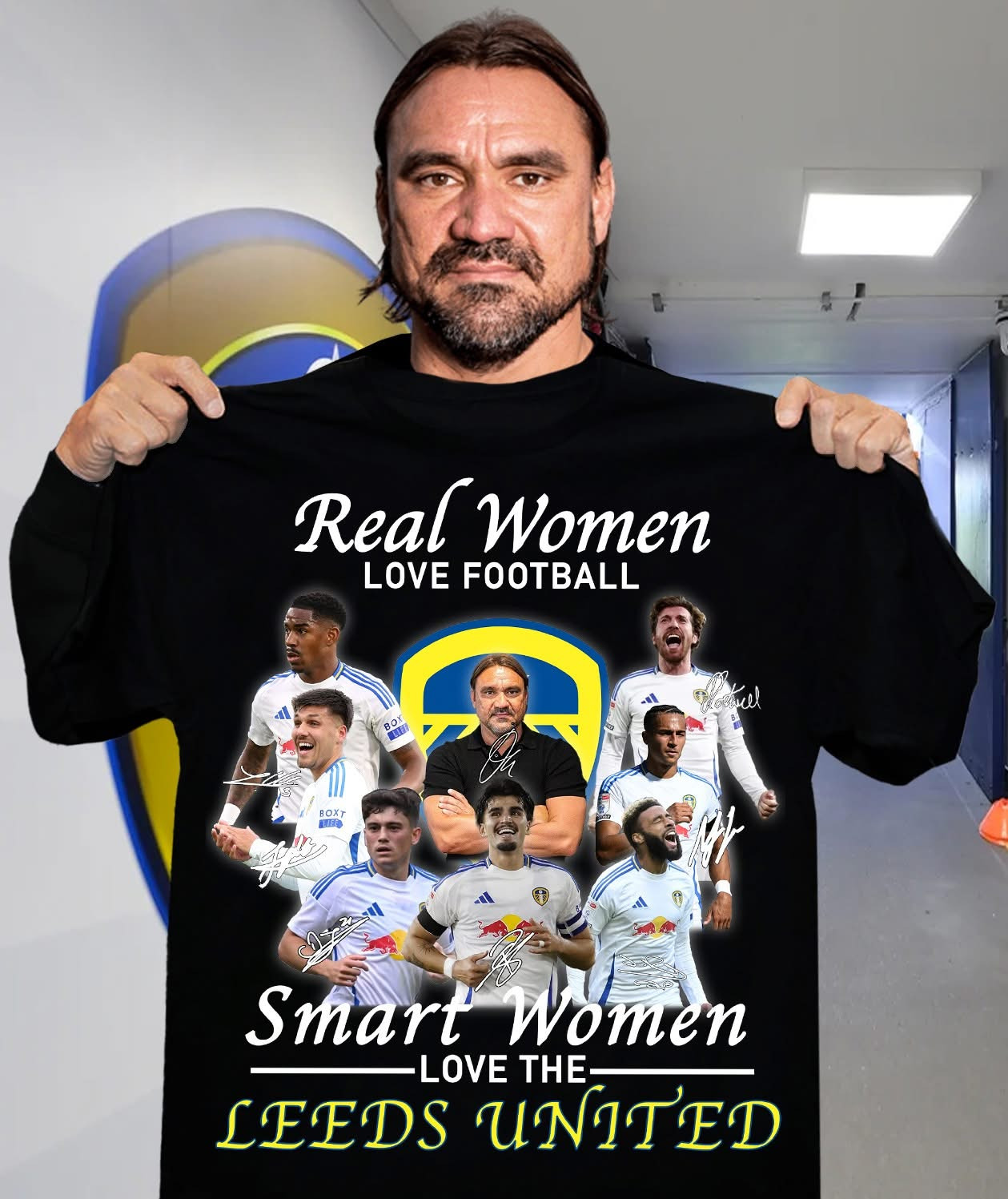 Real Women Love Football Smart Women Love The Leeds United T-Shirt Football Oregontrailrvpk Shirt