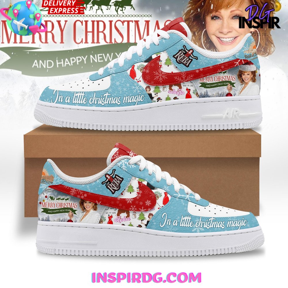 Reba McEntire Merry Christmas Limited Edition Air Force 1