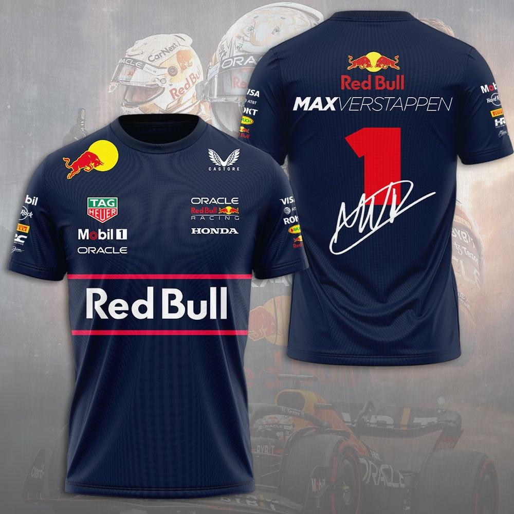 Red Bull Racing Team T-Shirt For Racing Lovers Oregontrailrvpk Shirt