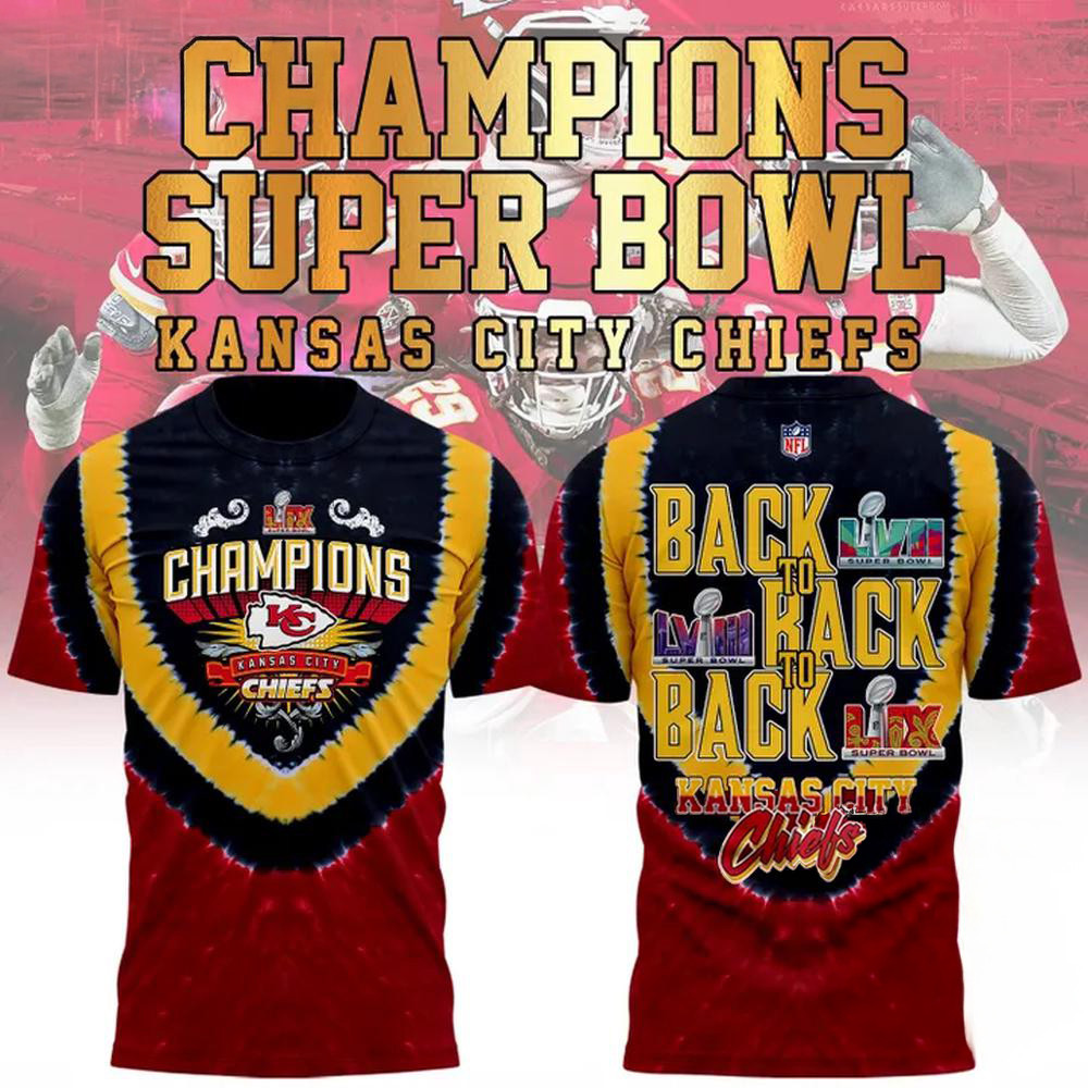 Red Kansas City Chiefs Super Bowl LIX Champions Shield Shirt Football Oregontrailrvpk Shirt