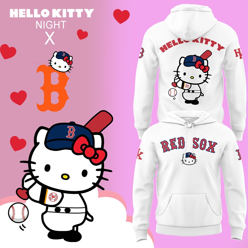 Red Sox x Hello Kitty Night Hoodie Baseball