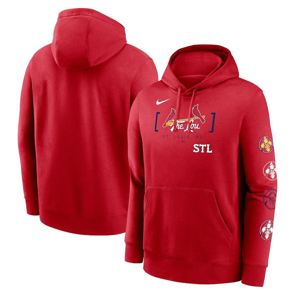 Red St Louis Cardinals 2024 City Connect Club Hoodie