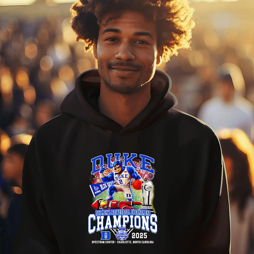 Regular ACC Season Champions Duke Blue Devils Men's Basketball 2025 Hoodie
