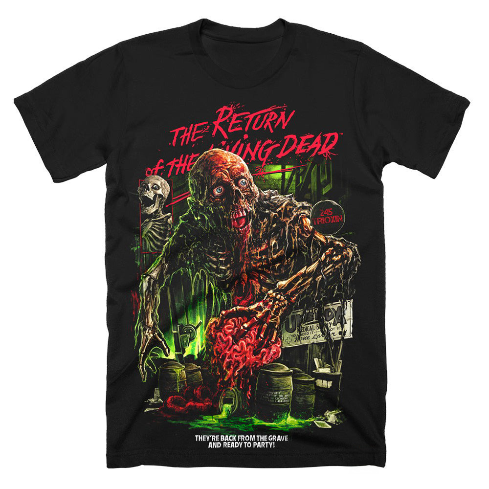Return Of The Living Dead Brain Damage T-Shirt Merchandise Horror Film Unique Oregontrailrvpk Shirt