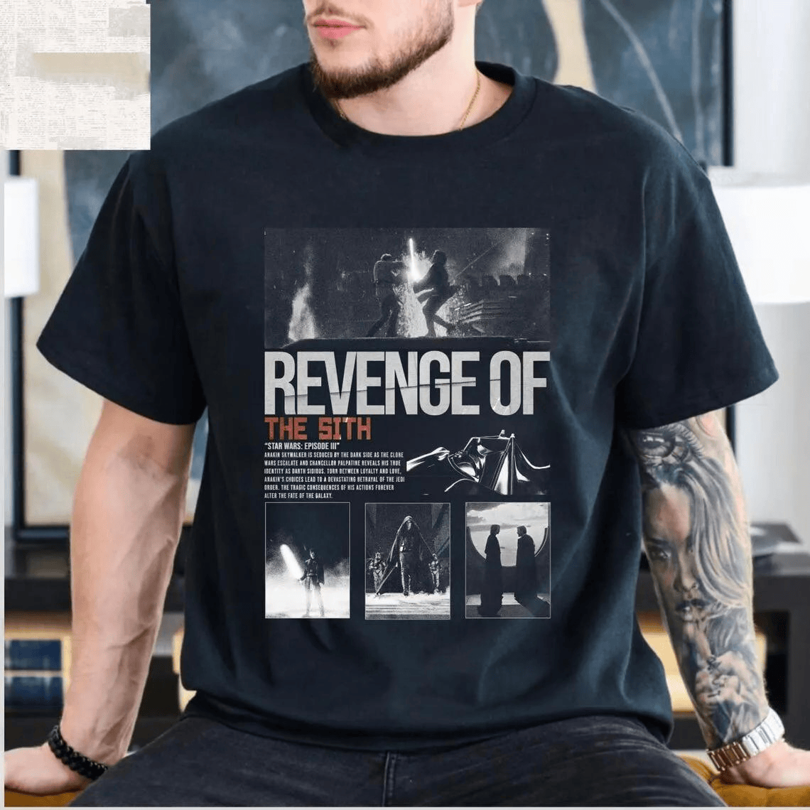 Revenge of the Sith Anakin Skywalker Dark Jedi T-Shirt Gift For Star Wars Fans Oregontrailrvpk Shirt
