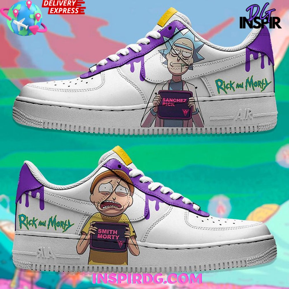 Rick Morty Drip Limited Edition Air Force 1