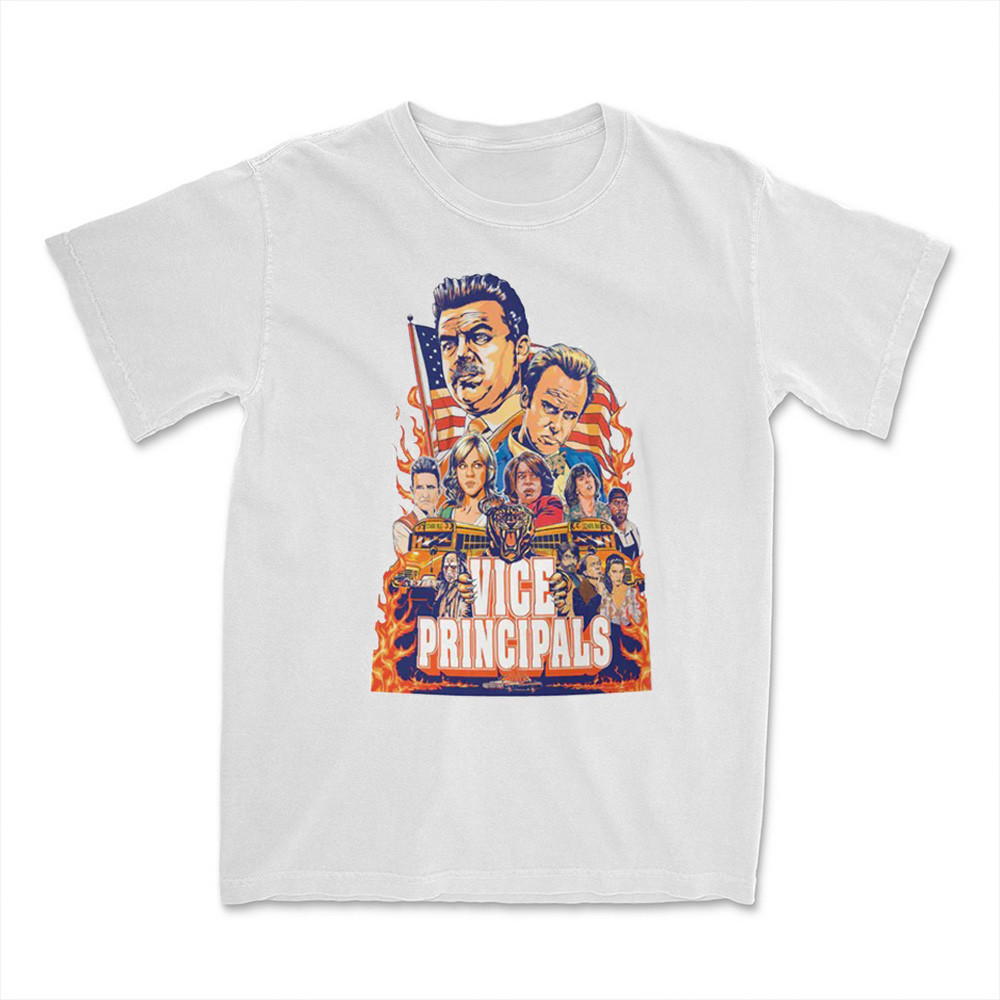 Righteous Gemstones Merch T-Shirtchool Bus Burnout Vice Principals Oregontrailrvpk Shirt