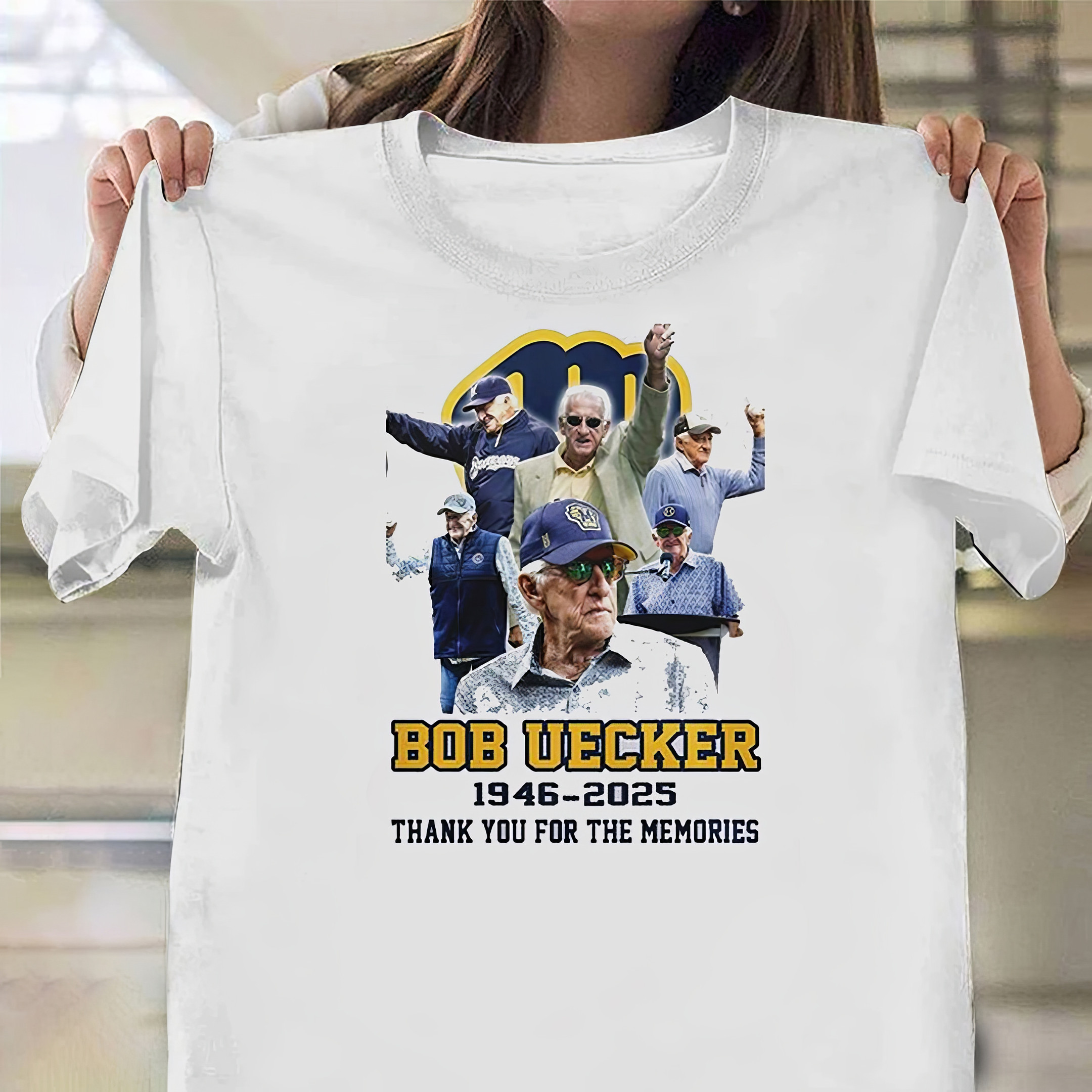 RIP Bob Uecker T-Shirt Thank You For The Memories Bob Uecker Brewers Fan Memorial Shirt Oregontrailrvpk Shirt