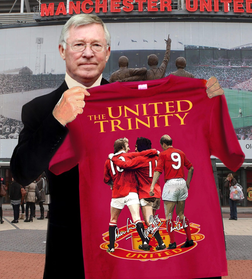 RIP Denis Law Shirt The United Trinity Rest In Peace Denis Law T-Shirt Oregontrailrvpk Shirt