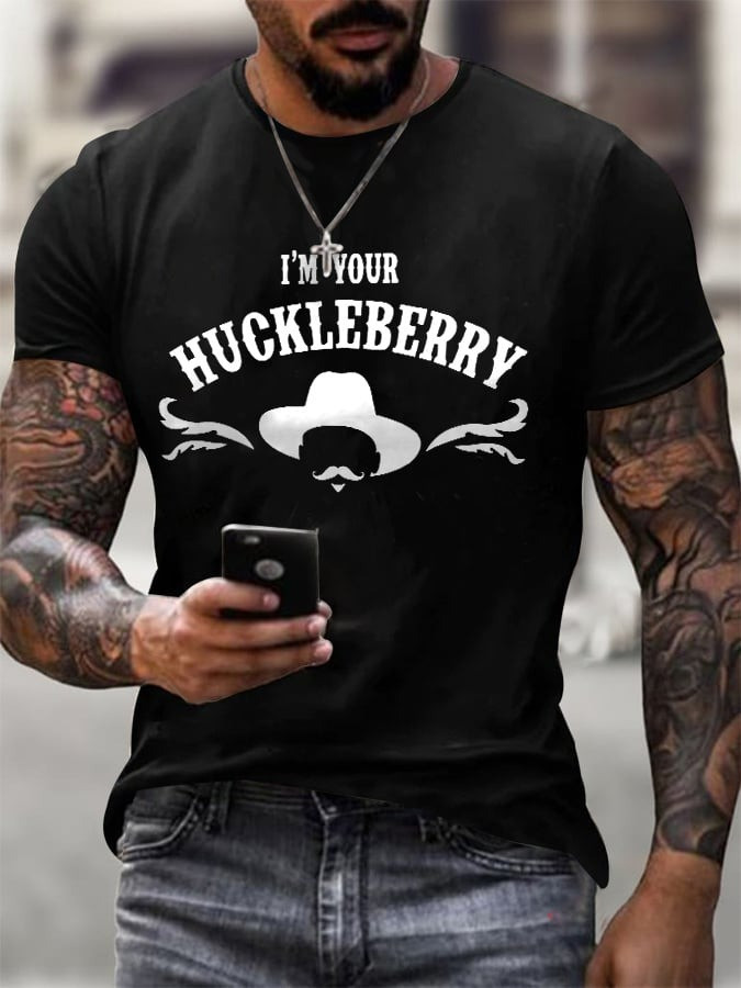RIP Val Kilmer I'm Your Huckleberry Mens T-Shirt Val Kilmer In Memory Oregontrailrvpk Shirt