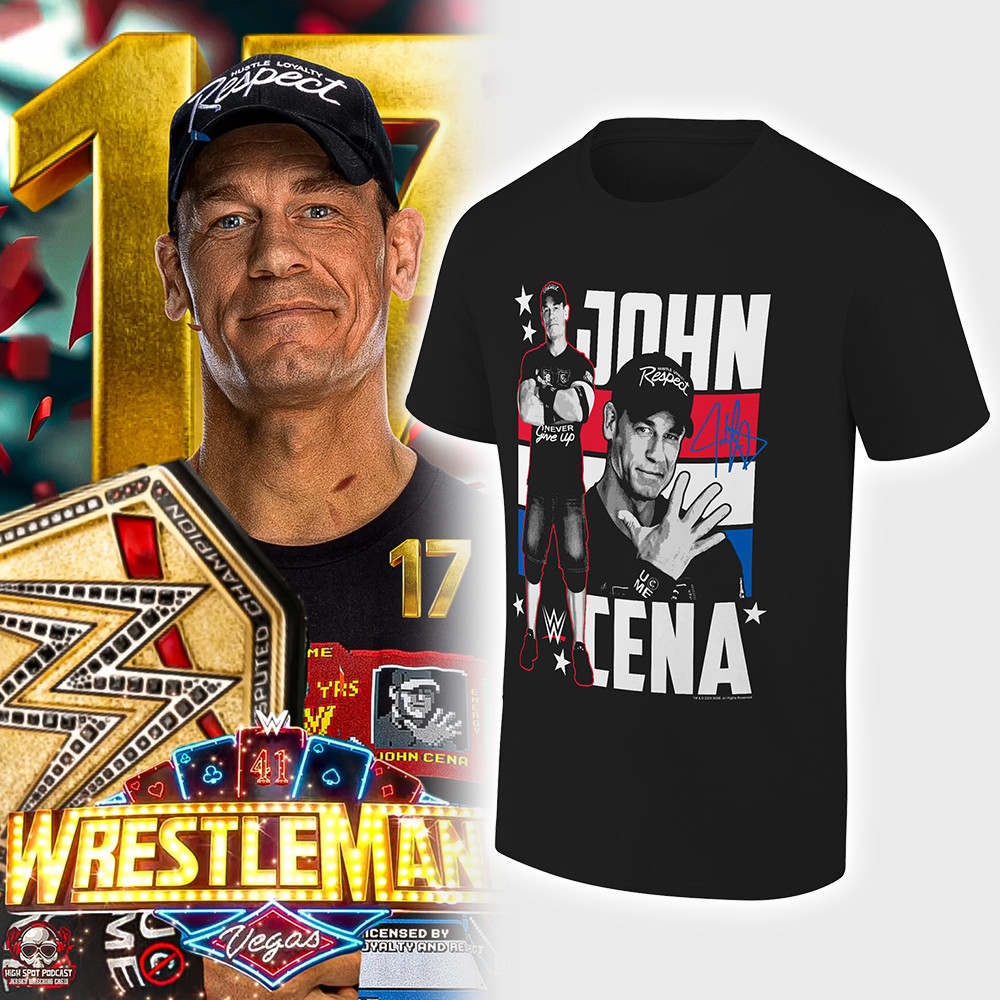 Ripple Junction Black John Cena Stars and Stripes Modern Cena Pose T-Shirt John Cena Shirt Oregontrailrvpk Shirt
