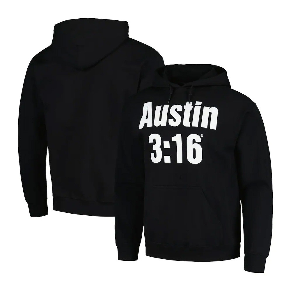 Ripple Junction Black Stone Cold Steve Austin 3 16 Hoodie