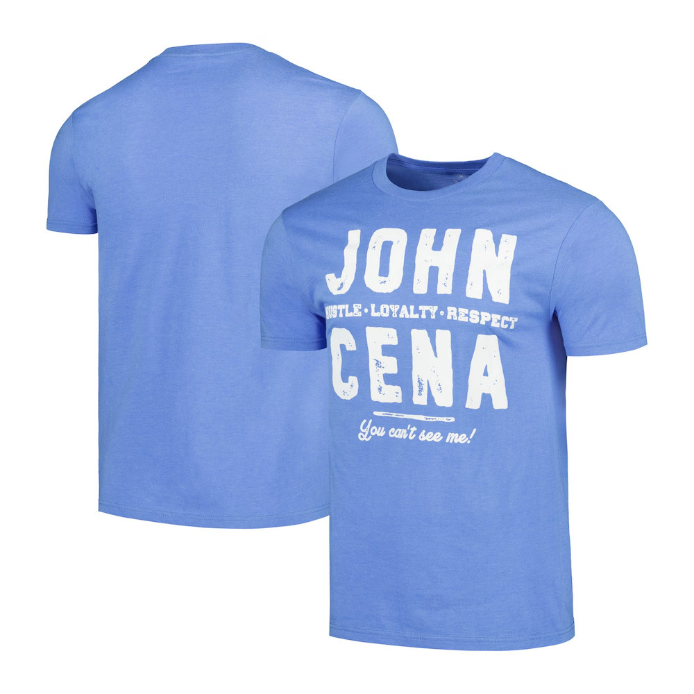 Ripple Junction Heather Royal John Cena Hustle Loyalty And Respect T-Shirt Oregontrailrvpk Shirt