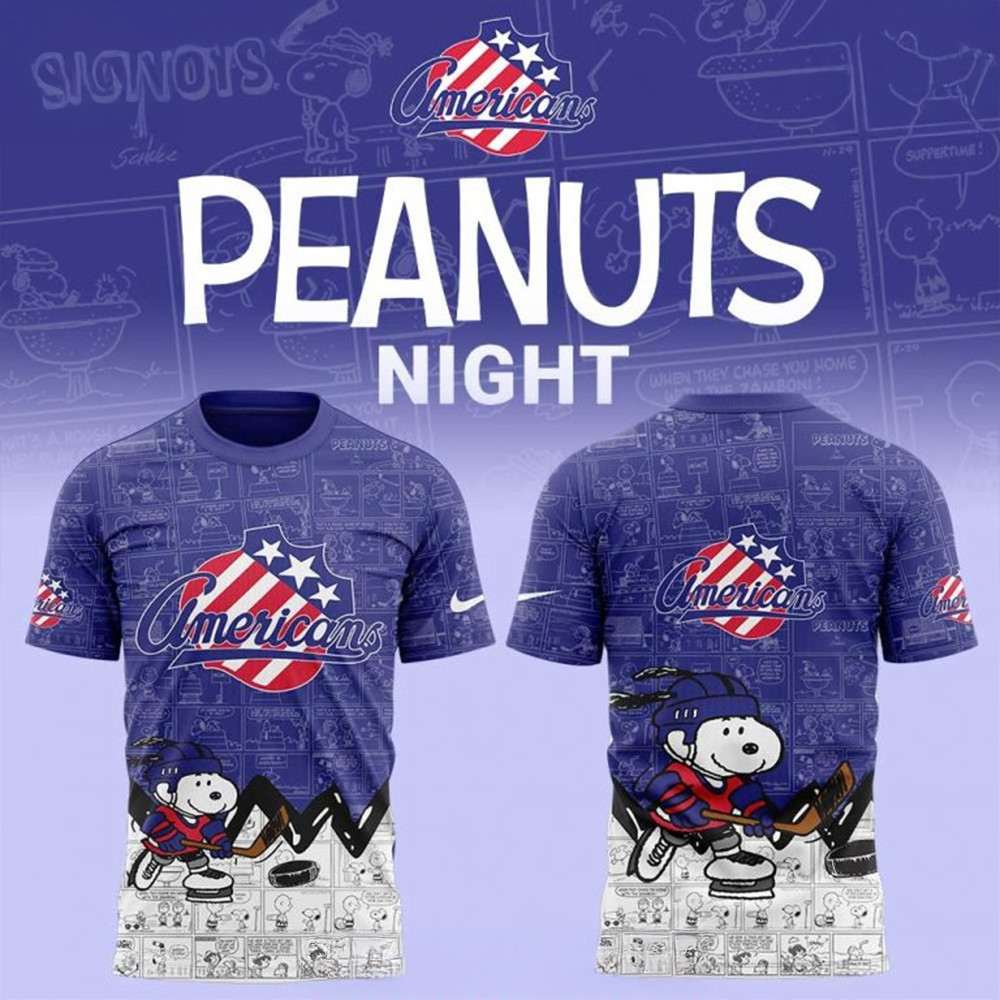 Rochester Americans 75th Anniversary of Peanuts T-Shirt For Hockey Enthusiasts Oregontrailrvpk Shirt