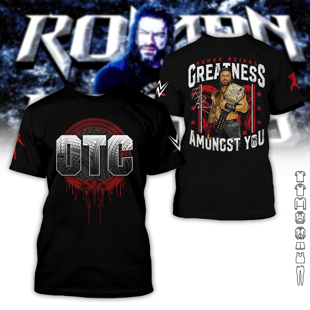 Roman Reigns Greatness WWE 41 T-Shirt Oregontrailrvpk Shirt