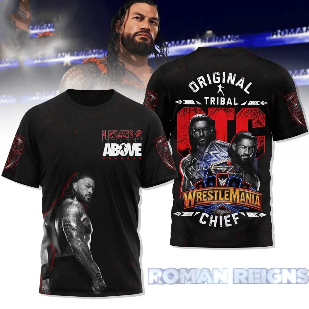 Roman Reigns OTC WrestleMania 41 3D T-Shirt For Him Her Oregontrailrvpk Shirt