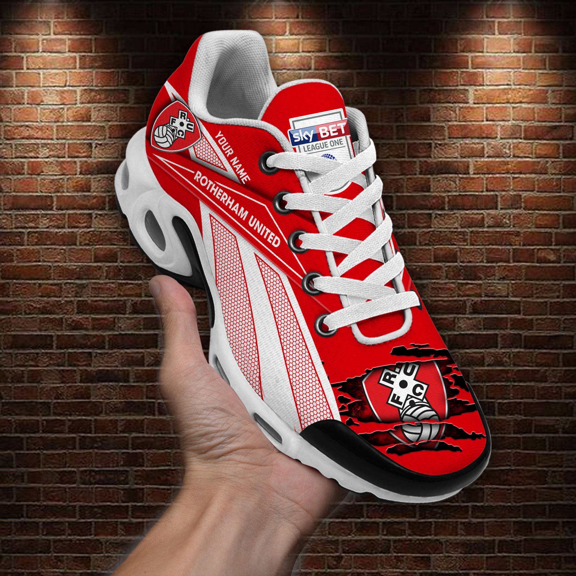 Rotherham United Air Max Plus Shoes Sneakers For Men And Women